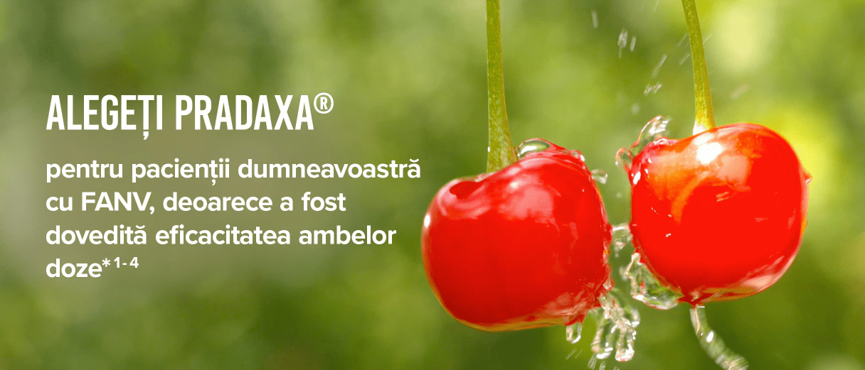Alegeti Pradaxa® pentru pacienții cu FANV, ambele doze au dovedit un profil de siguranță favorabil. Familiarizați-vă cu rezultatele registrului GLORIA-AF